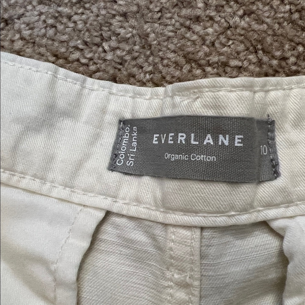 Everlane Tourist Shorts Bone Cream Women's NEW Size 10 - Picture 4 of 9